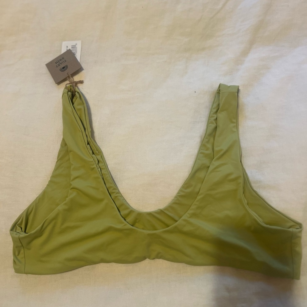 Elegant Olive Bikini Top